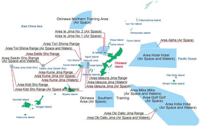 Maps Of US Military Bases In Okinawa US Japan Military Base Issues 