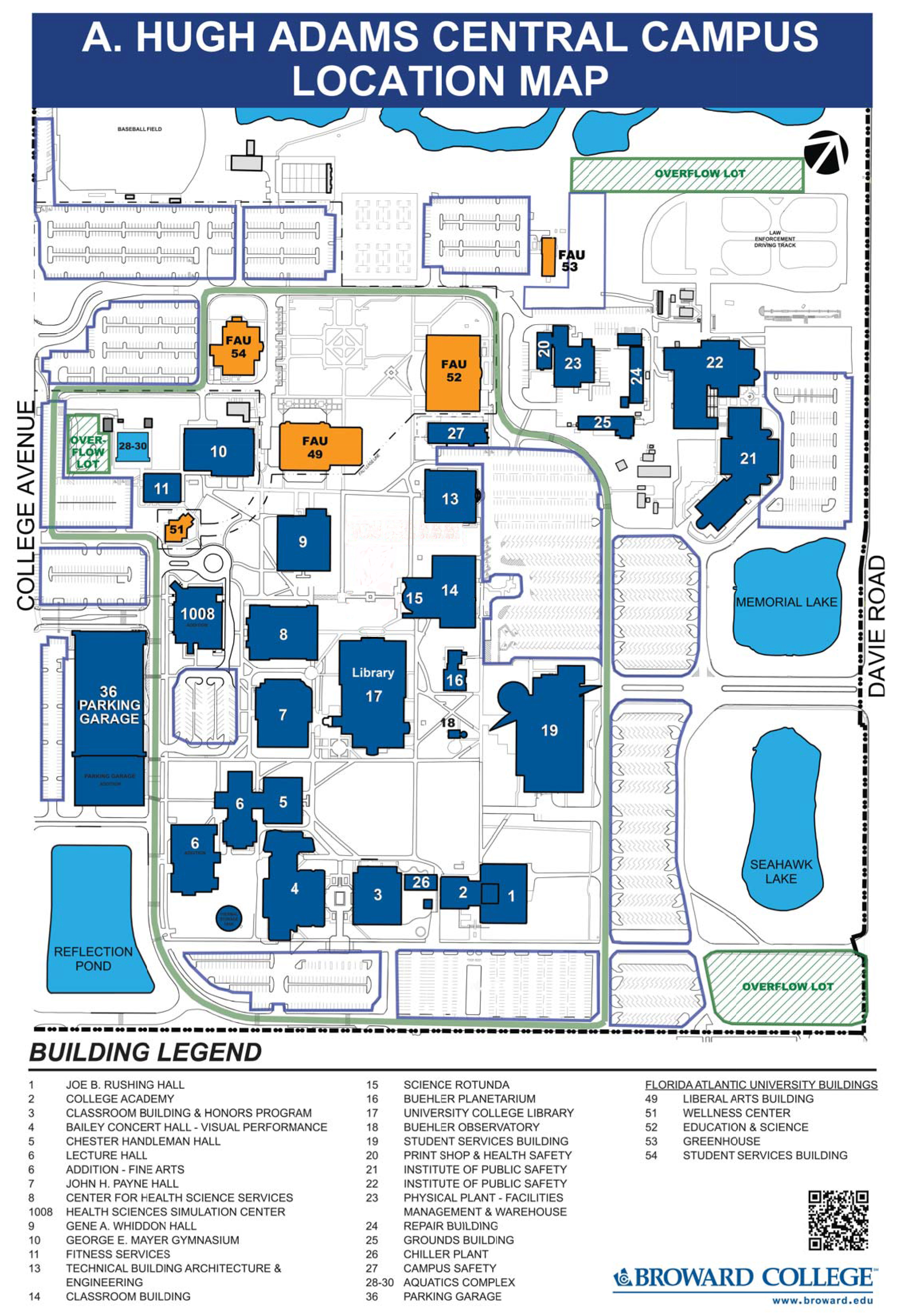 Broward College South Campus Map Map Of Staten