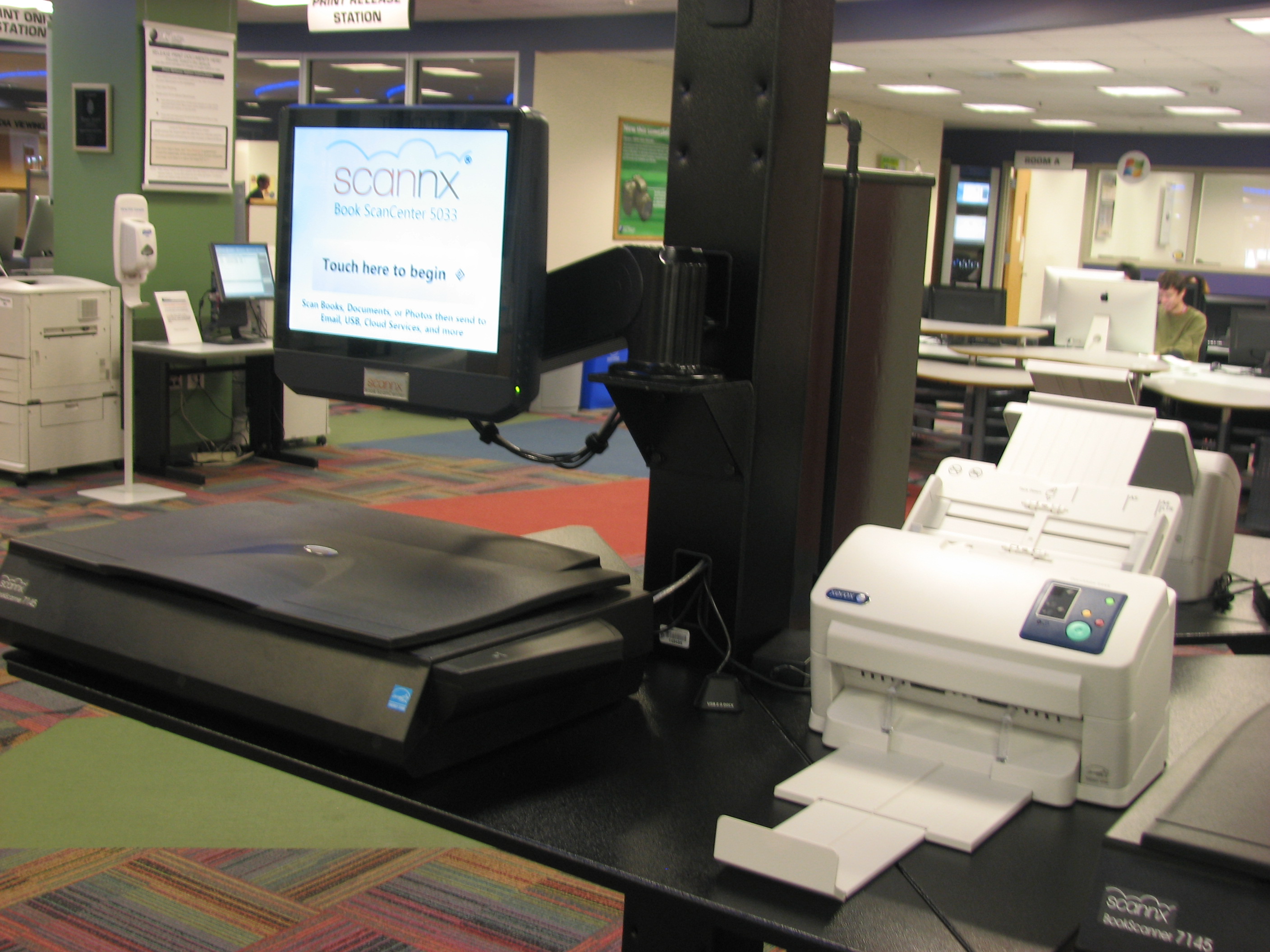 Scanning Print, Copy, and Scan in the Morris Library Research Guides at University of Delaware