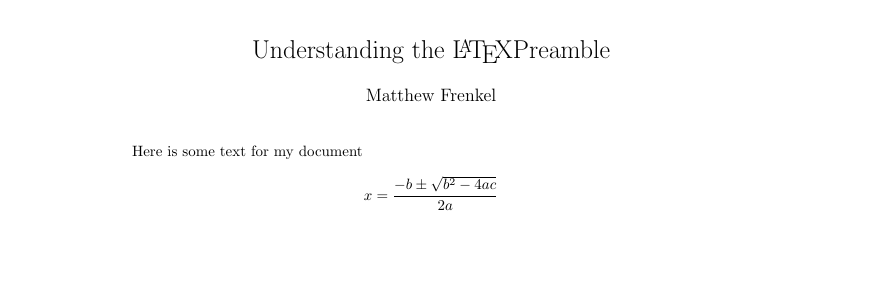 Image of a document produced by LaTeX.