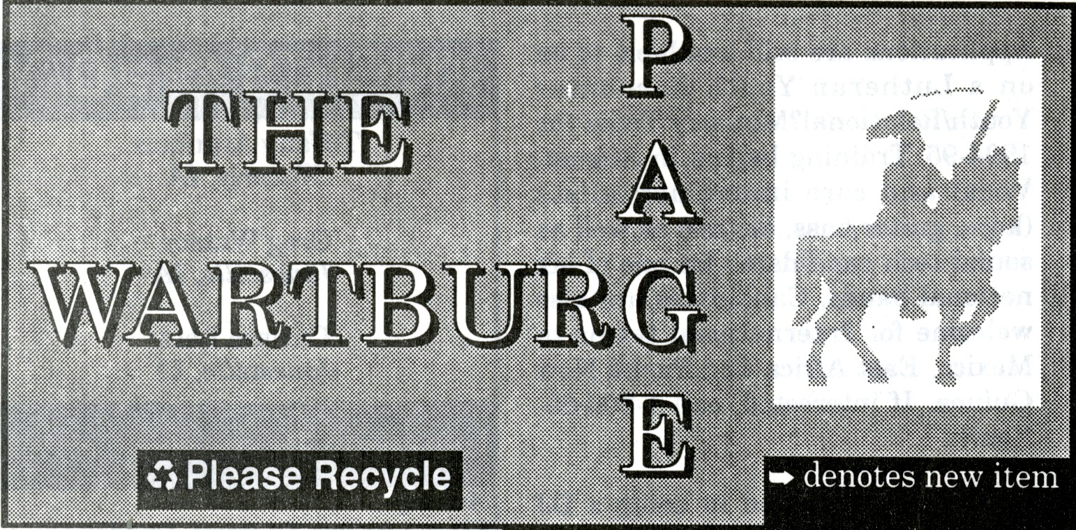 Wartburg Publications - Wartburg College Archives - LibGuides at