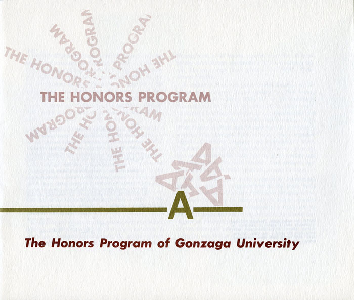 Honors Program Brochure 1963