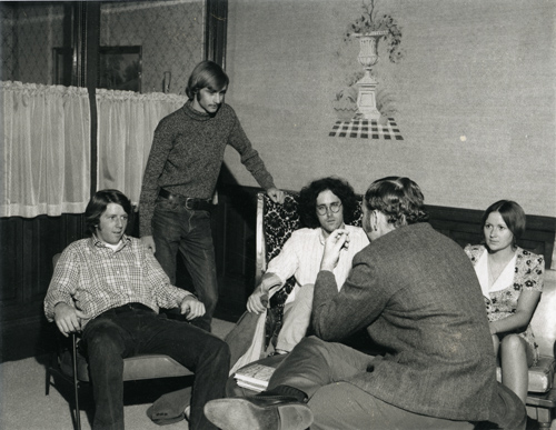 Honors Students in College Hall, c. 1960