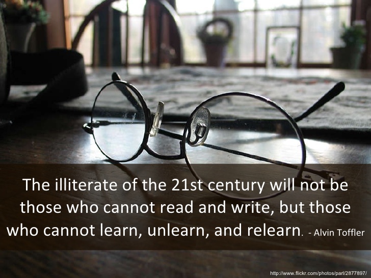 Digital literacy quote by Alvin Toffler