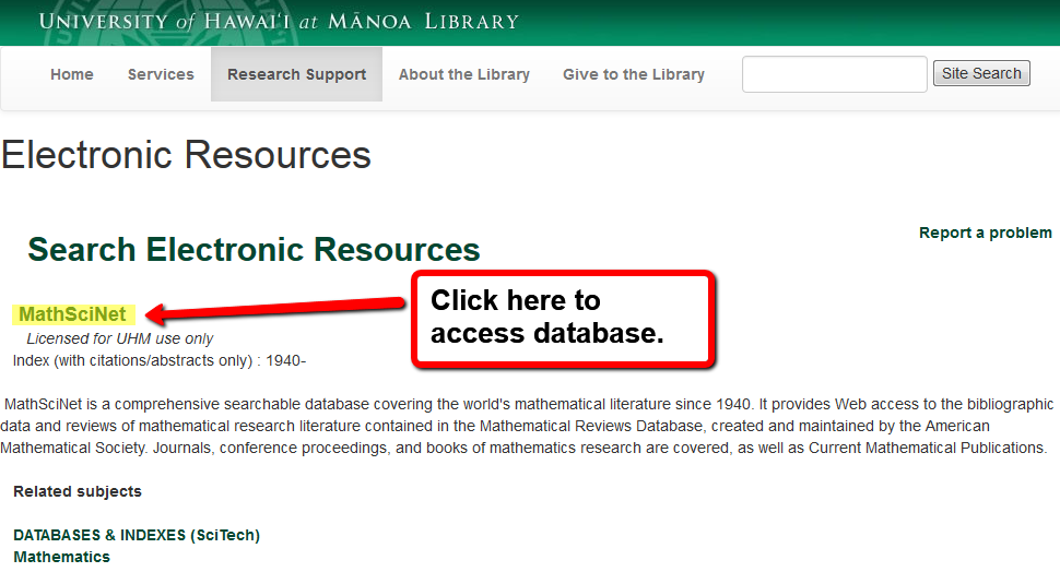 Finding Articles - Mathematics: Graduate Student Library Orientation ...