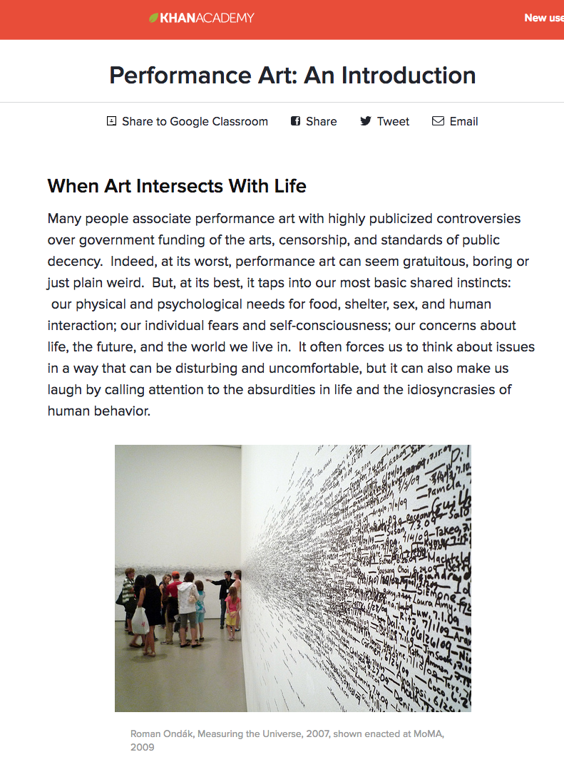 Performance Art Special Topics in the Arts FIU Libraries at Florida