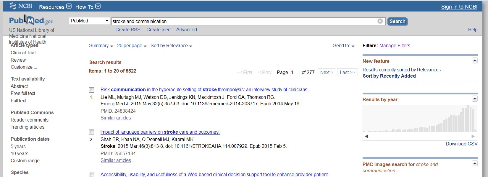 entrez pubmed search - ncbi entrez