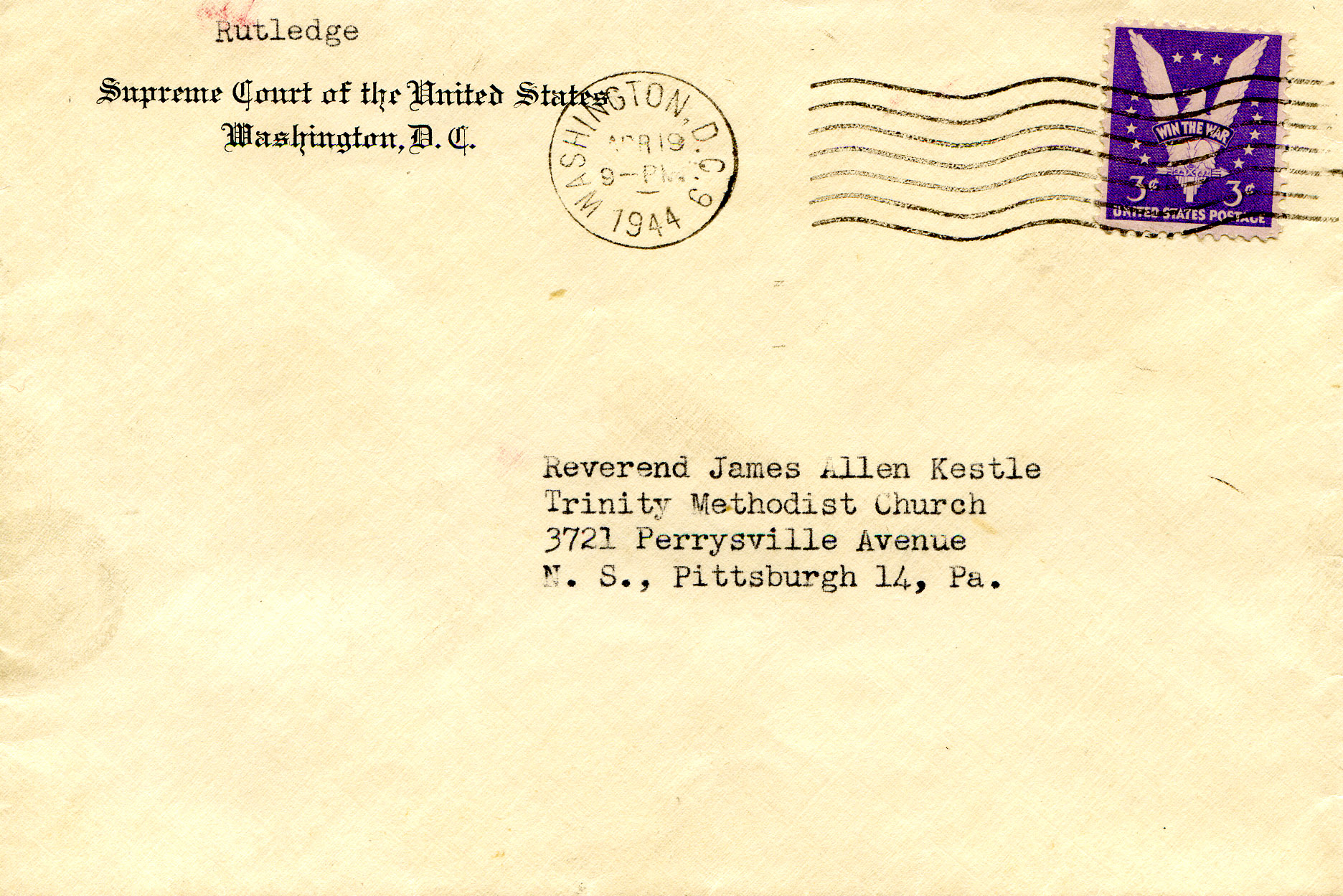 Associate Judges M-R - Robert Burke Supreme Court Autograph Collection ...