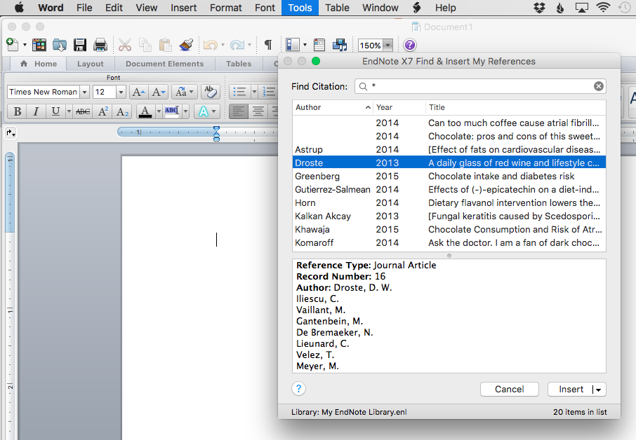 Mac Users - EndNote Desktop: X9 & 20 - LibGuides at University of