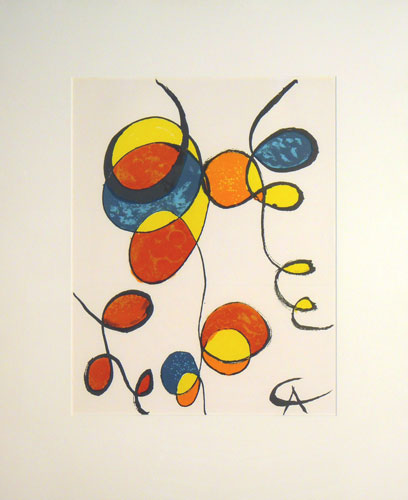 Image of a colorful painting with circles and swirls.