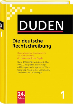 Cover of duden word bookj