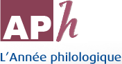 Logo of l'annee philologique