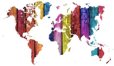 World map [Image source: Pixabay, https://pixabay.com/en/map-world-motley-rainbow-texture-1247143/, copied under CC0 1.0 Public domain dedication, https://creativecommons.org/publicdomain/zero/1.0/deed.en]