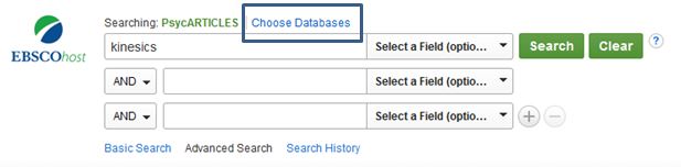 PsycARTICLES choose databases
