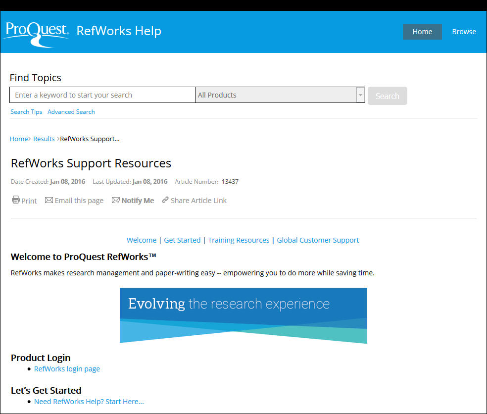 Help RefWorks (Citation Manager) LibGuides at Bethel