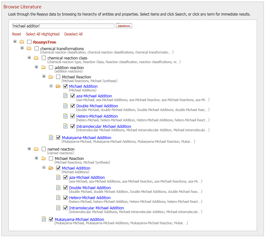 ReaxysTree - Reaxys (English) - LibGuides at Radboud University