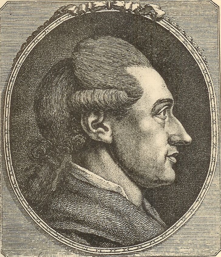 Engraving of Johann Wolfgang von Goethe