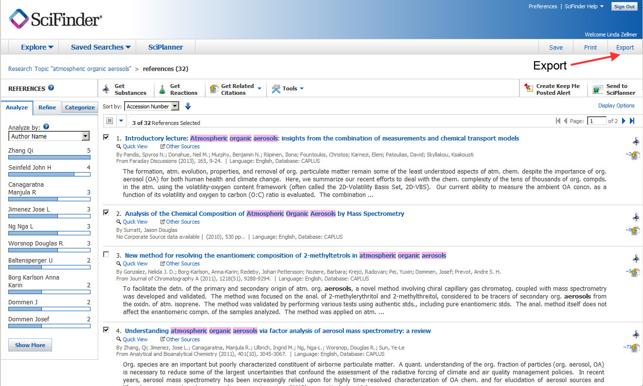 Importing SciFinder References Into EndNote Chemistry WIU Libraries 