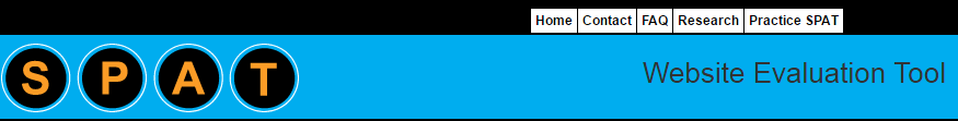 website evaluation tool