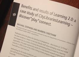 image of a journal article titled Benefits of Learning 2.0