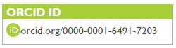 An example of an ORCID