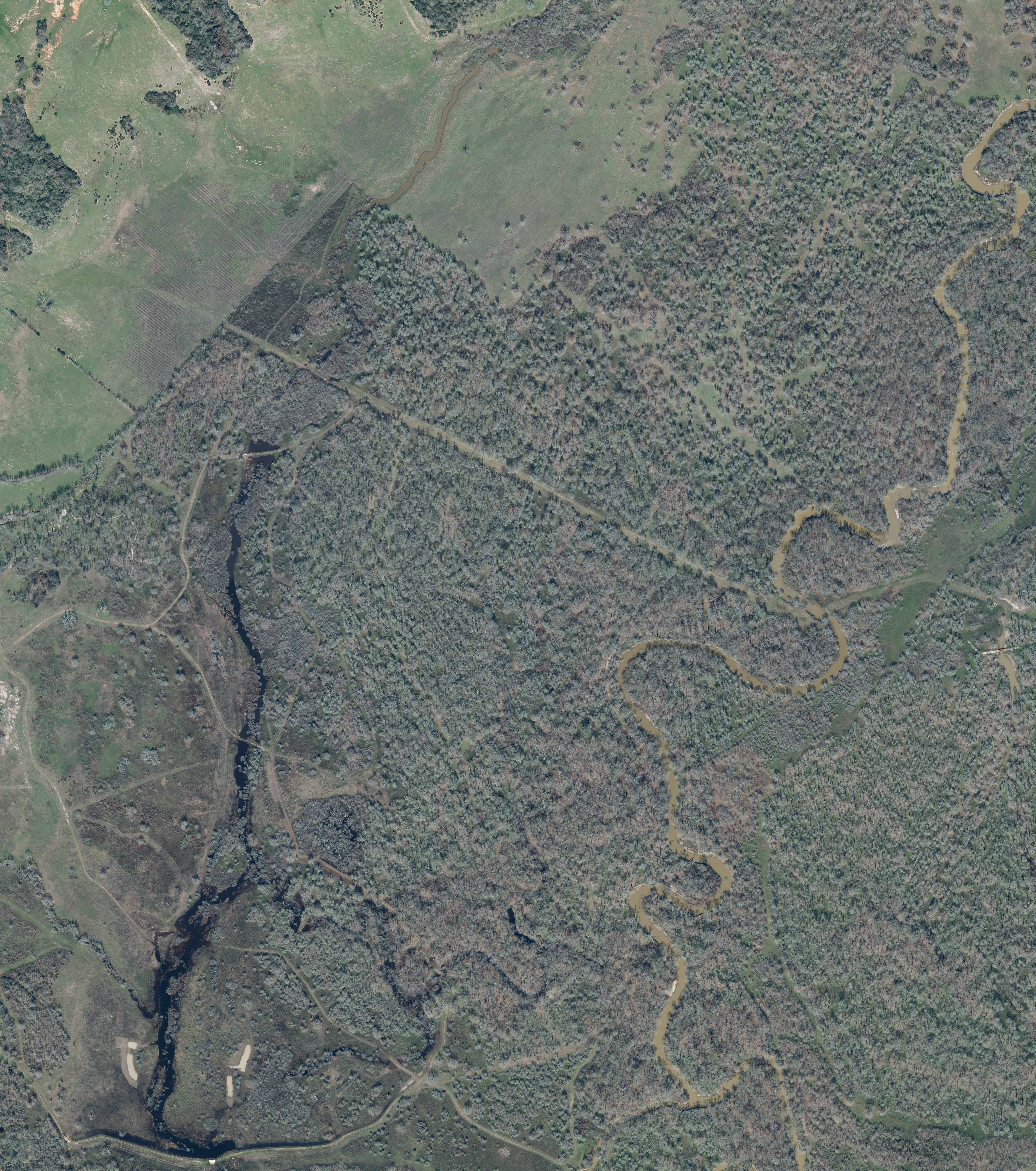 2013 Aerial image of Brazos County, Texas