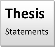 Thesis Statements Workshop