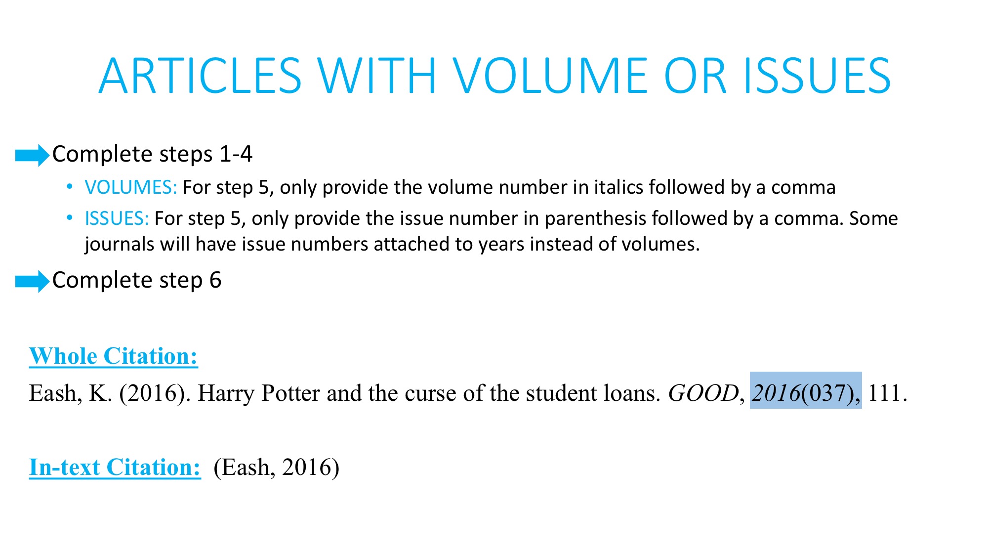 ARTICLES APA FOR KENDALL COLLEGE LibGuides At Kendall College