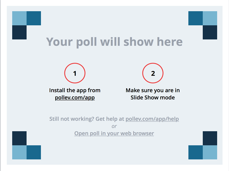 Creating PowerPoint/Poll Everywhere Slides Method 2 Poll