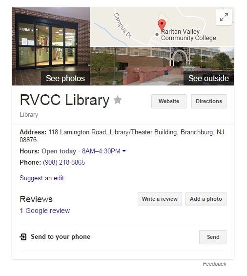 Evelyn S. Field Library Blog - Evelyn S. Field Library at Raritan 