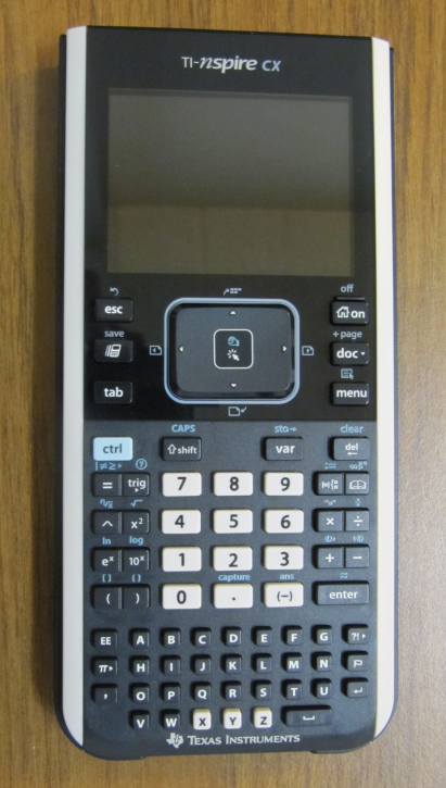 picture of ti-nspire calculator