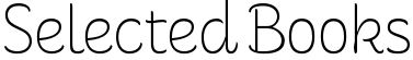 Header reads "Selected Books"