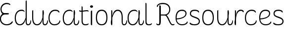 Header reads "Educational Resources"