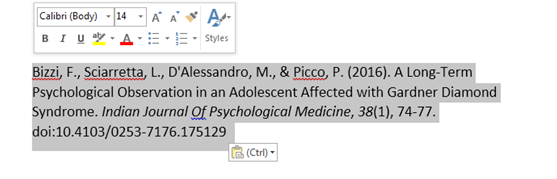 the popup menu should be recognized by screen readers