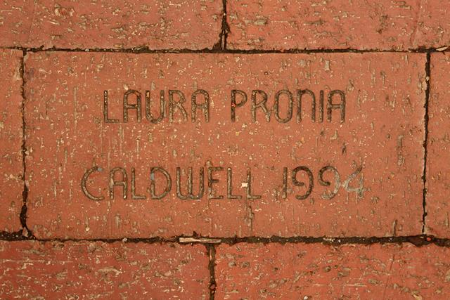 Harding commemorative brick