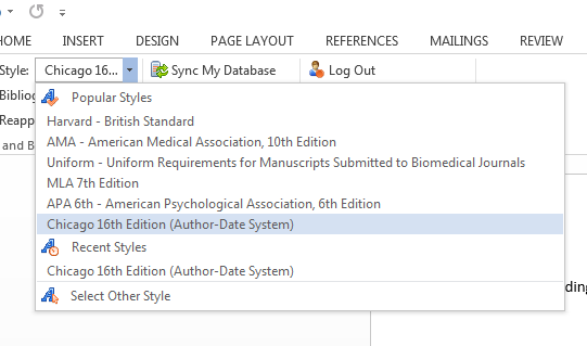 Using RefWorks with Microsoft Word Choose Your RefWorks