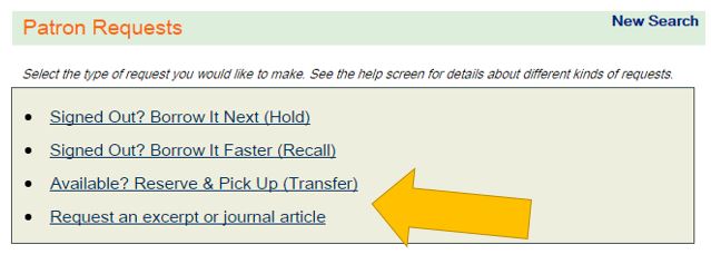 Book or scan request