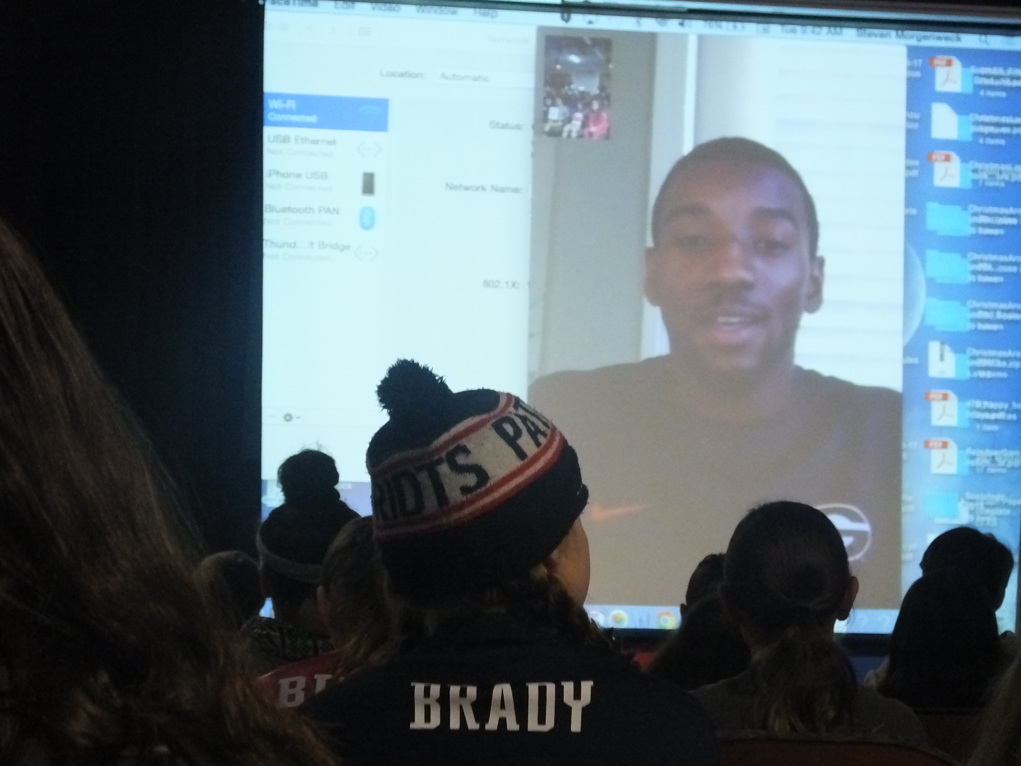 Skype Session with Patriot's Malcolm Mitchell