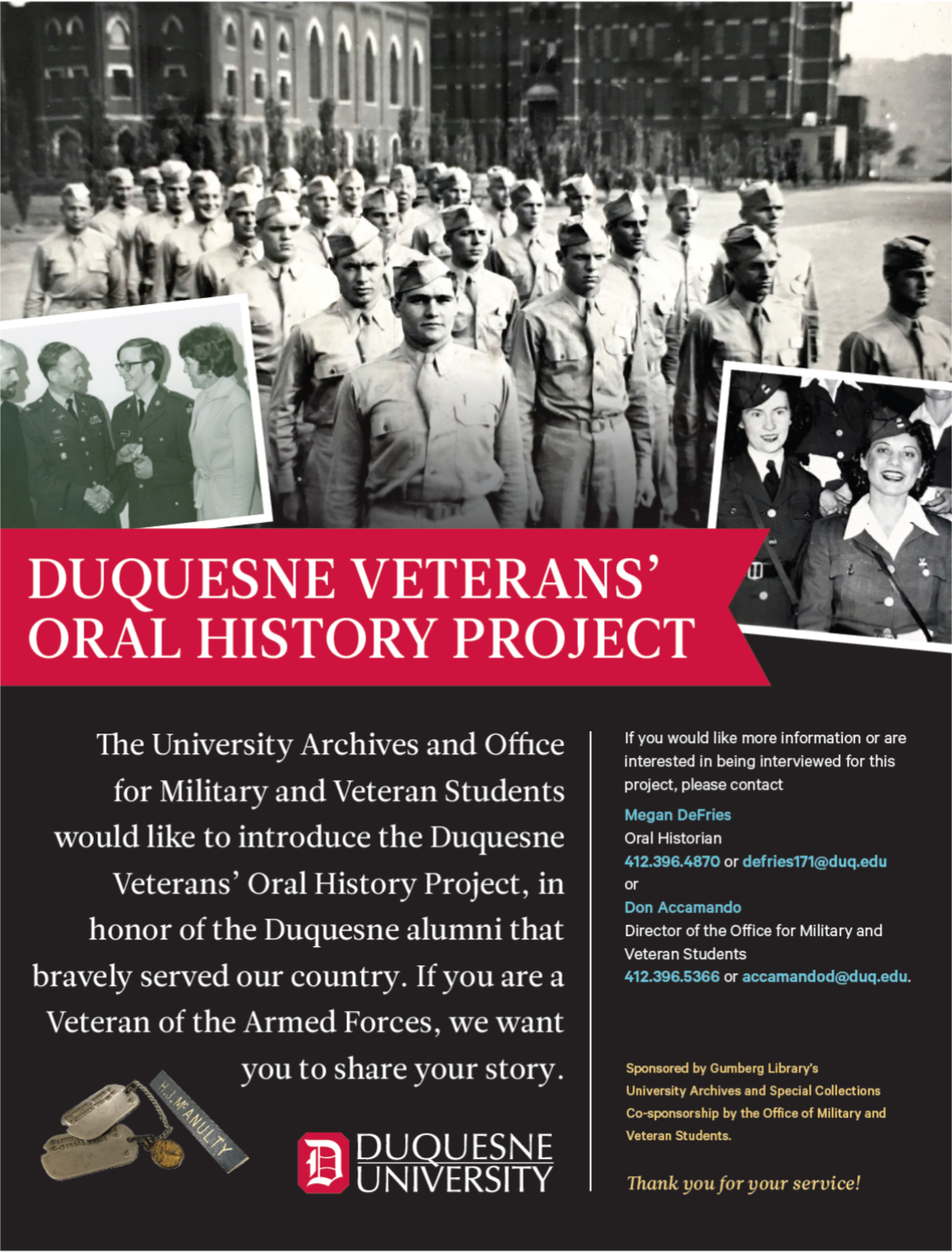 Duquesne Veterans' Oral History Project