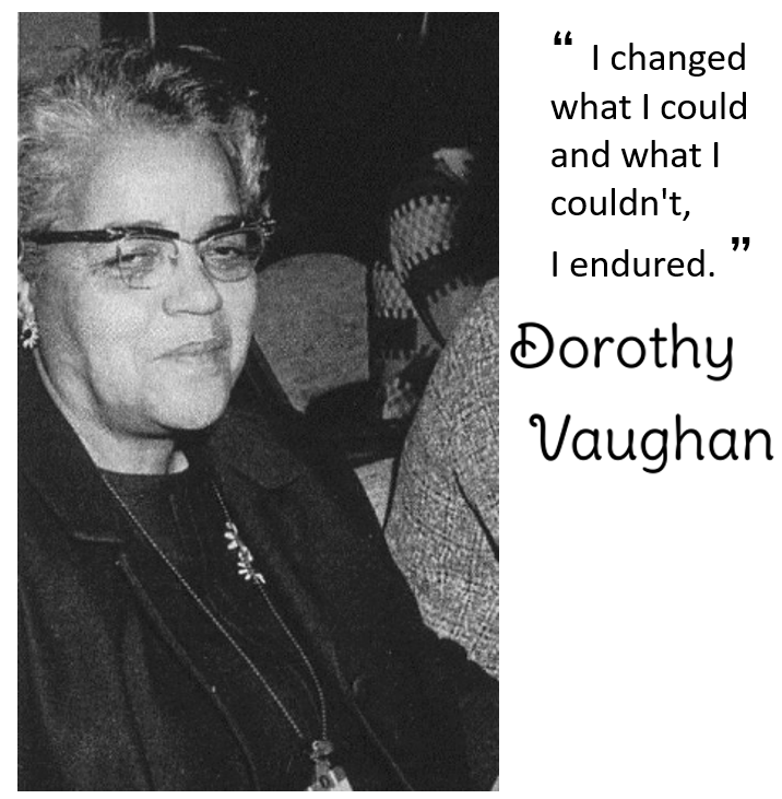 Dorothy Vaughn picture and quote