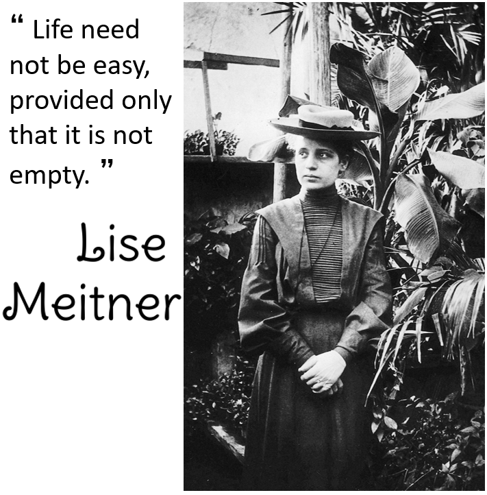 Lise Meitner photo and quote