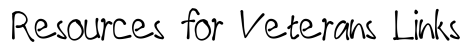 Resources for veterans links