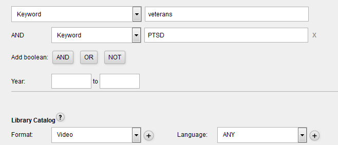 Advanced search for videos