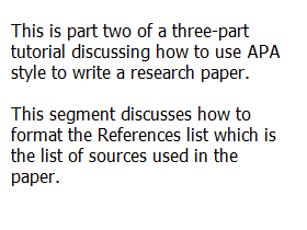 APA Style Tutorials - Video Tutorials - LibGuides at Hagerstown ...