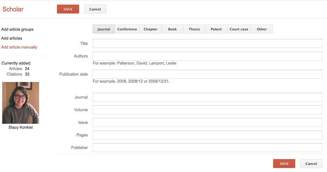 Create A Google Scholar Profile College Of Biological Sciences