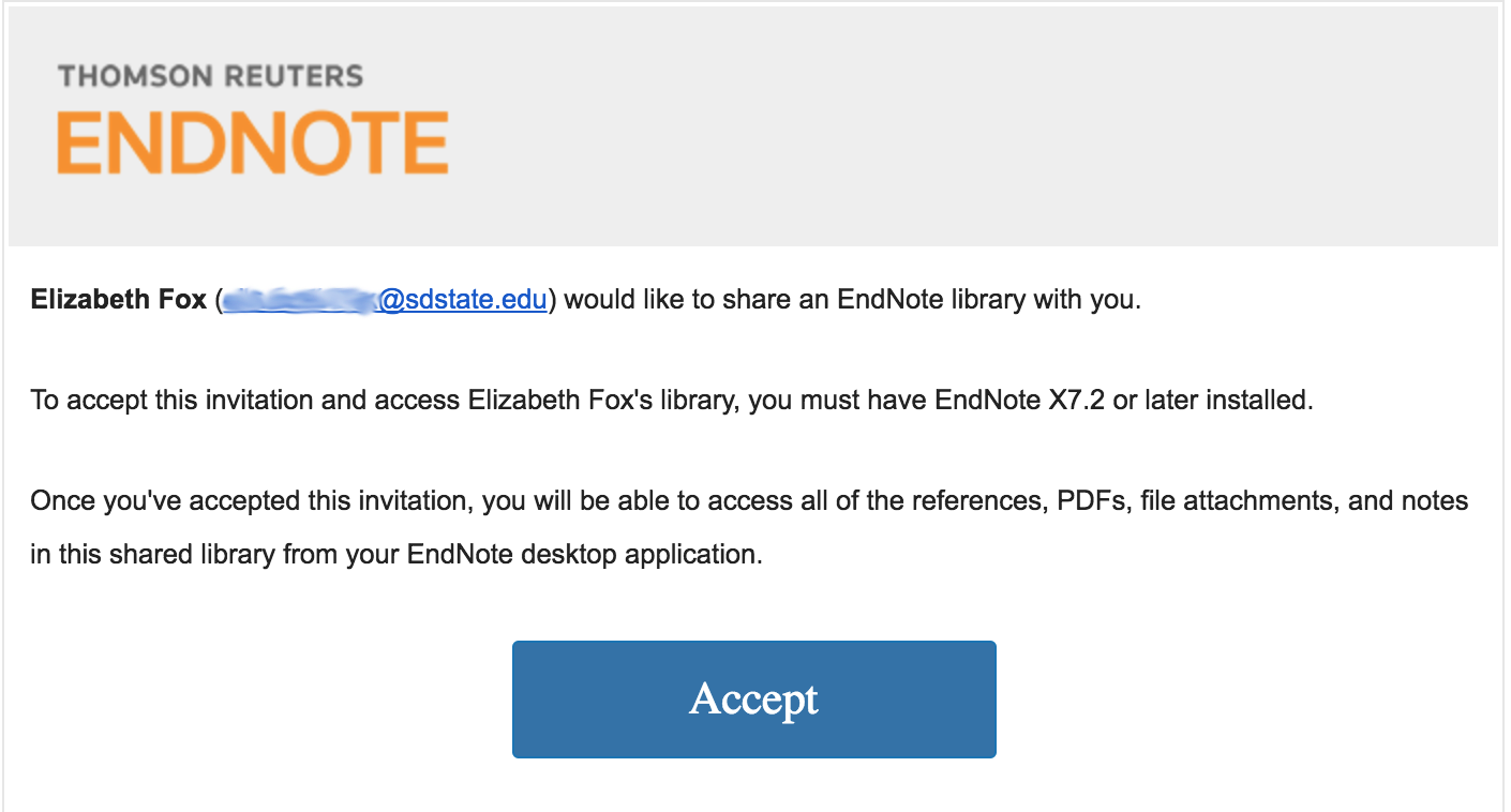Shared Library Invitation