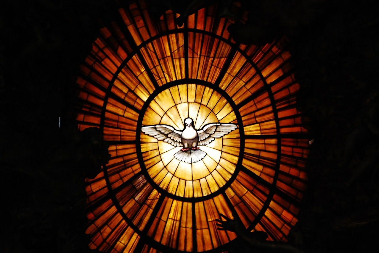 Stained Glass Window - Dove