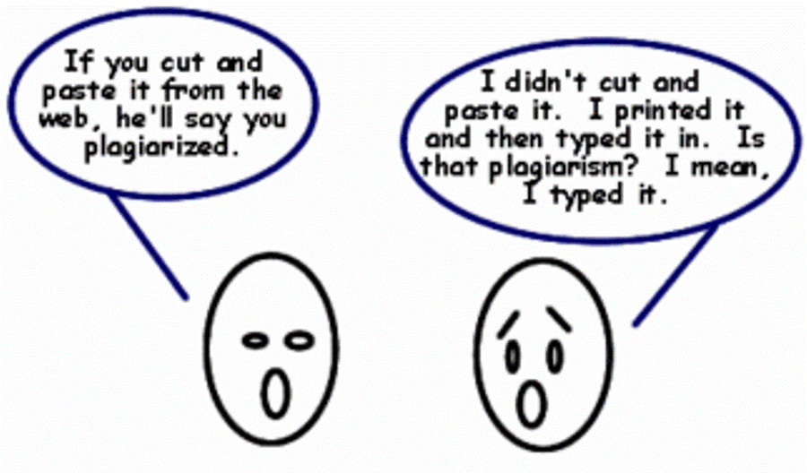plagiarism cartoon
