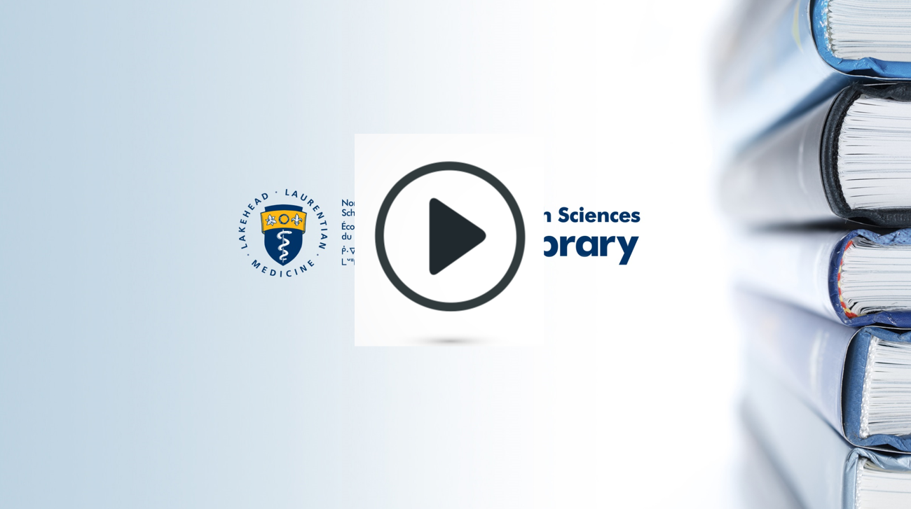 Screen Capture of books and play symbol