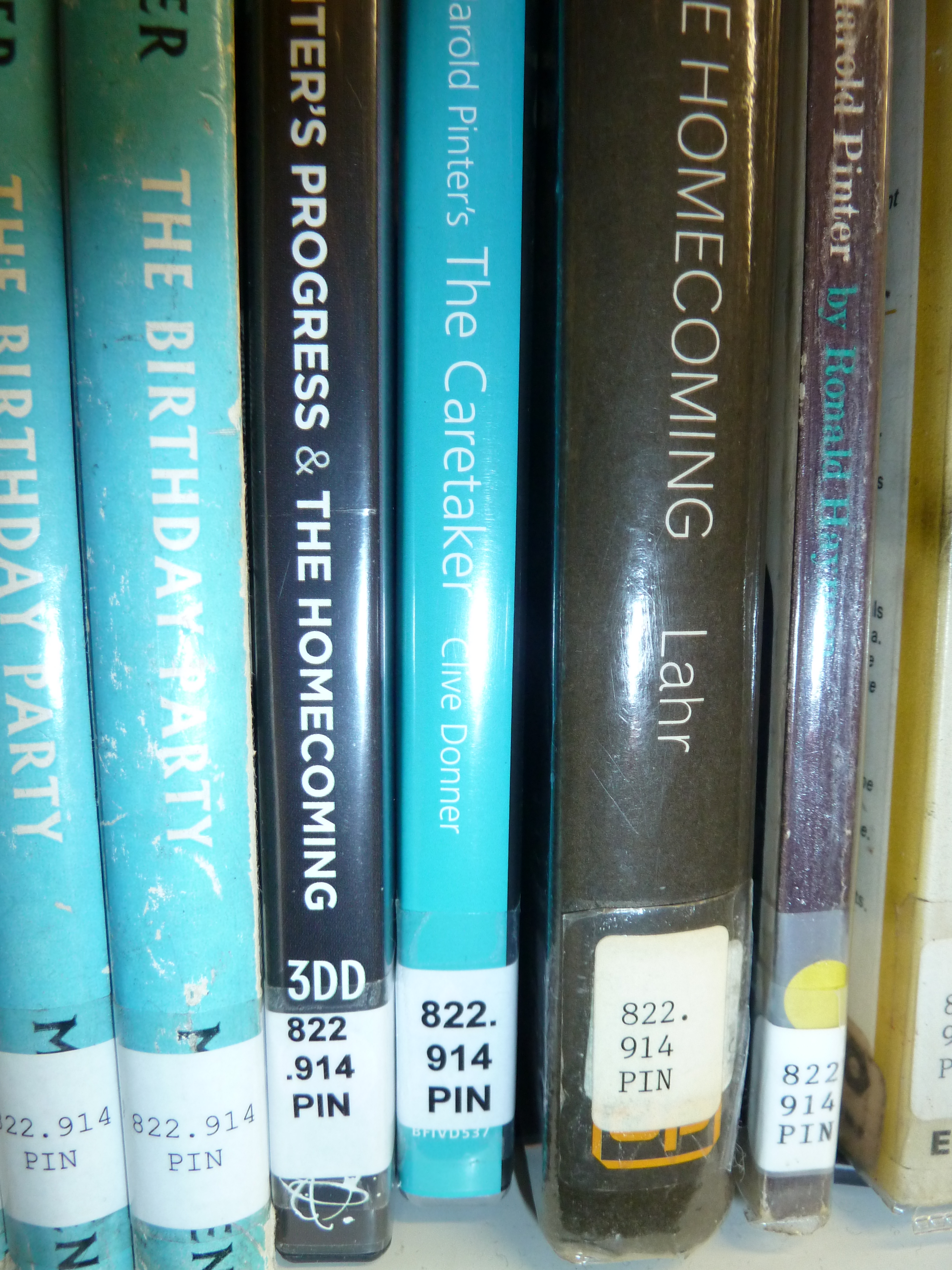 Harold Pinter books